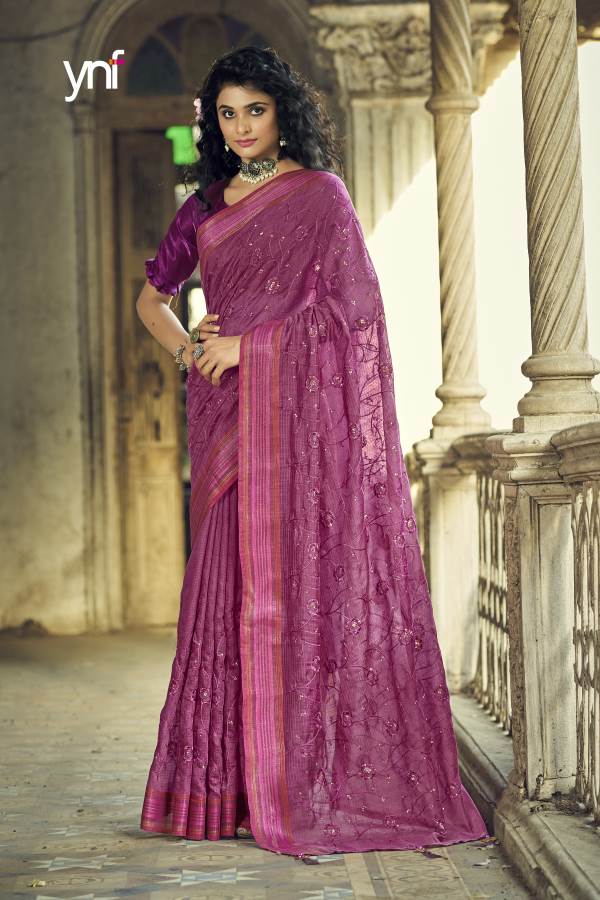 Ynf Ogaan Festive Wear Cotton Silk Designer Fancy Latest Saree Collection